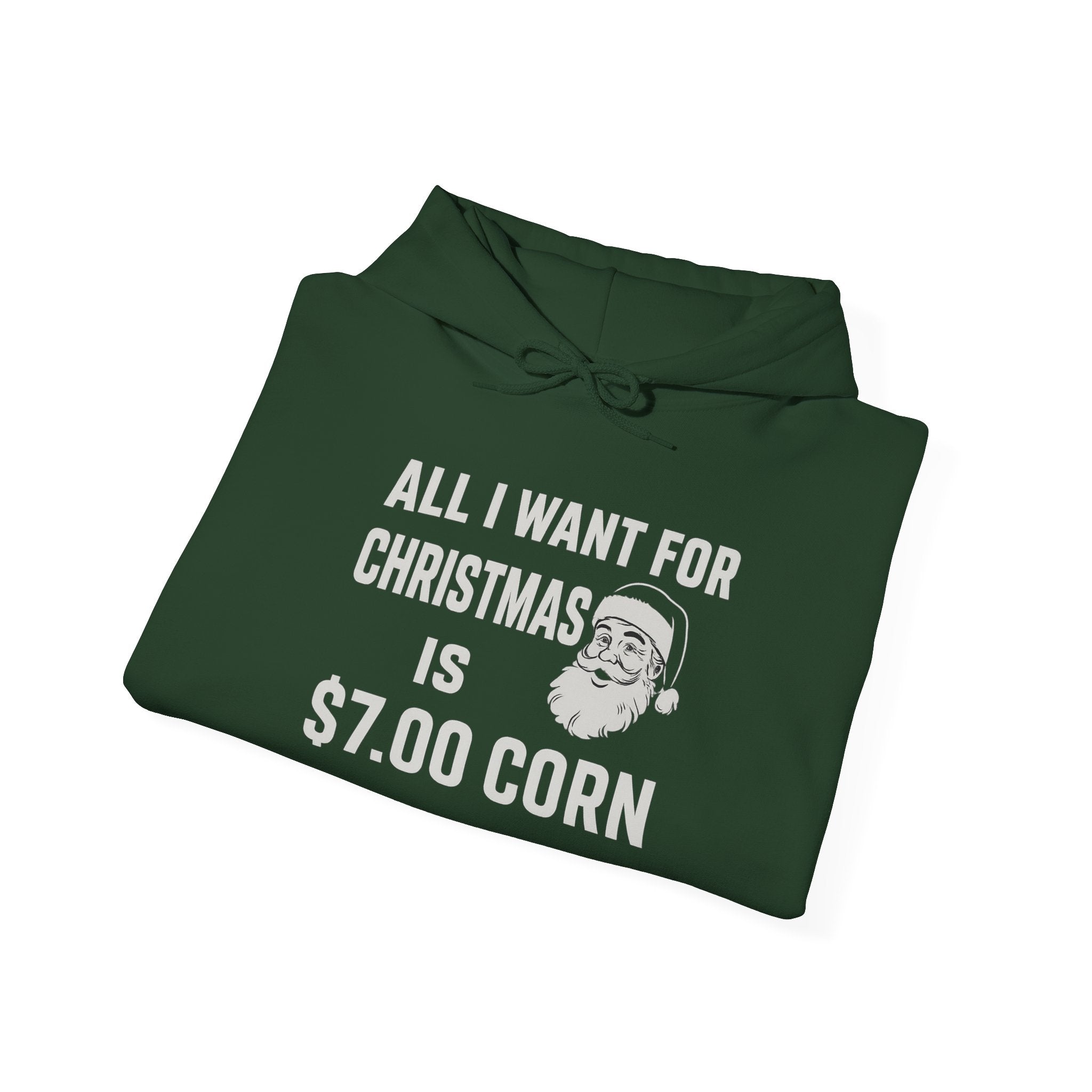 Christmas Farmer 7 dollar corn Hoodie Agriculture Gift Idea
