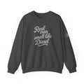 Real men smell like diesel farm wife sweatshirt with QR code on sleeve
