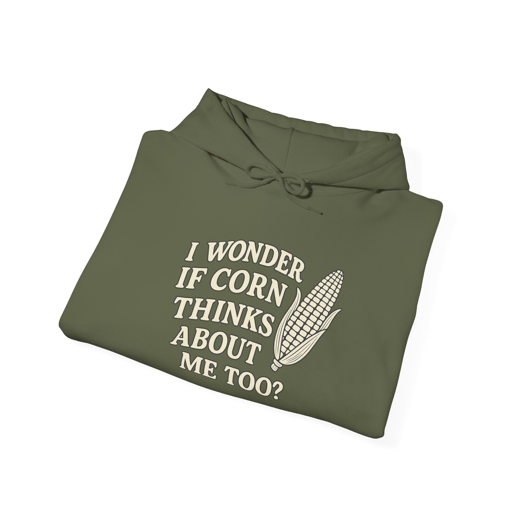 I WONDER if corn things about me too? Farm Swag sweatshirtCorn Farmer Unisex Hoodie Sweatshirt, Agriculture Gift, Rural Homestead Clothing, Country Harvest Apparel, Farmer
