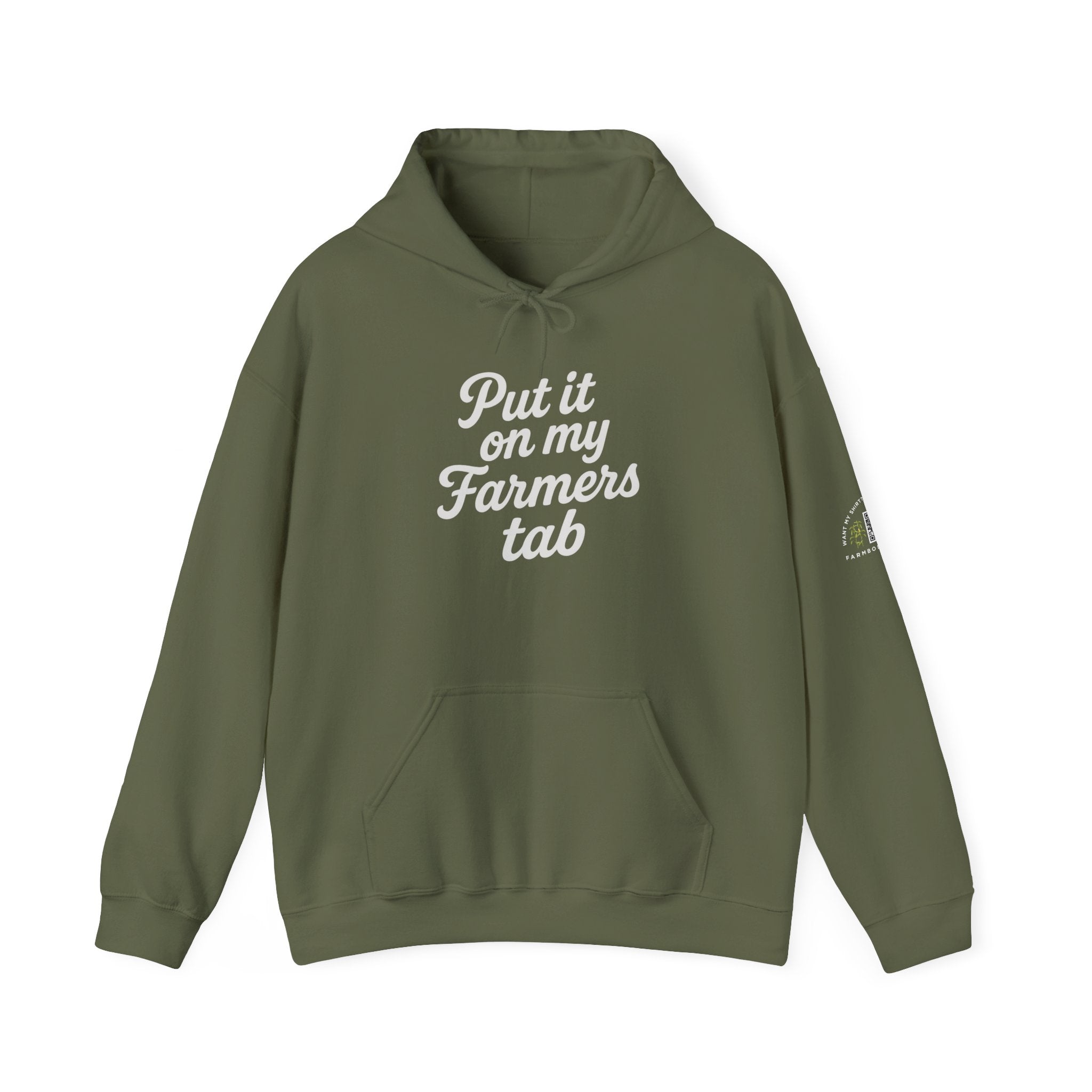 Put it on my Farmers Tab Farmwife Hoodie, Farmers Tab Sweatshirt, Farm Life Jumper, Country Wife Pullover, Agriculture Gift Idea