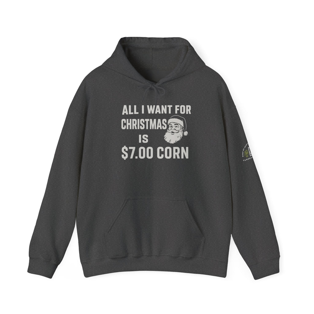 Christmas Farmer 7 dollar corn Hoodie Agriculture Gift Idea