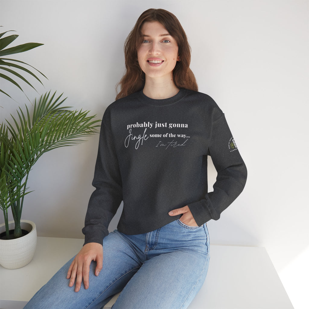 Jingle some of the way Christmas shirt Unisex Heavy Blend™ Crewneck Sweatshirt