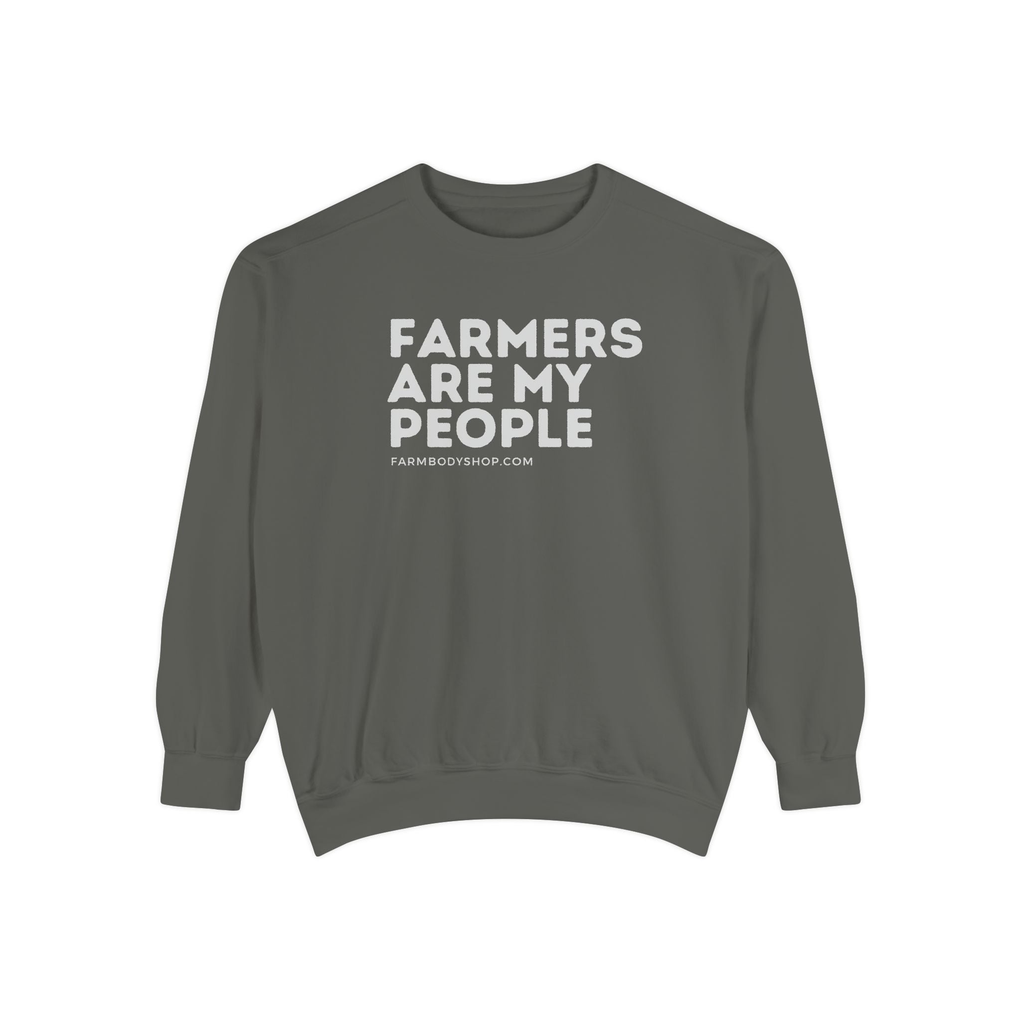 Farmers are my people Unisex Garment-Dyed Sweatshirt