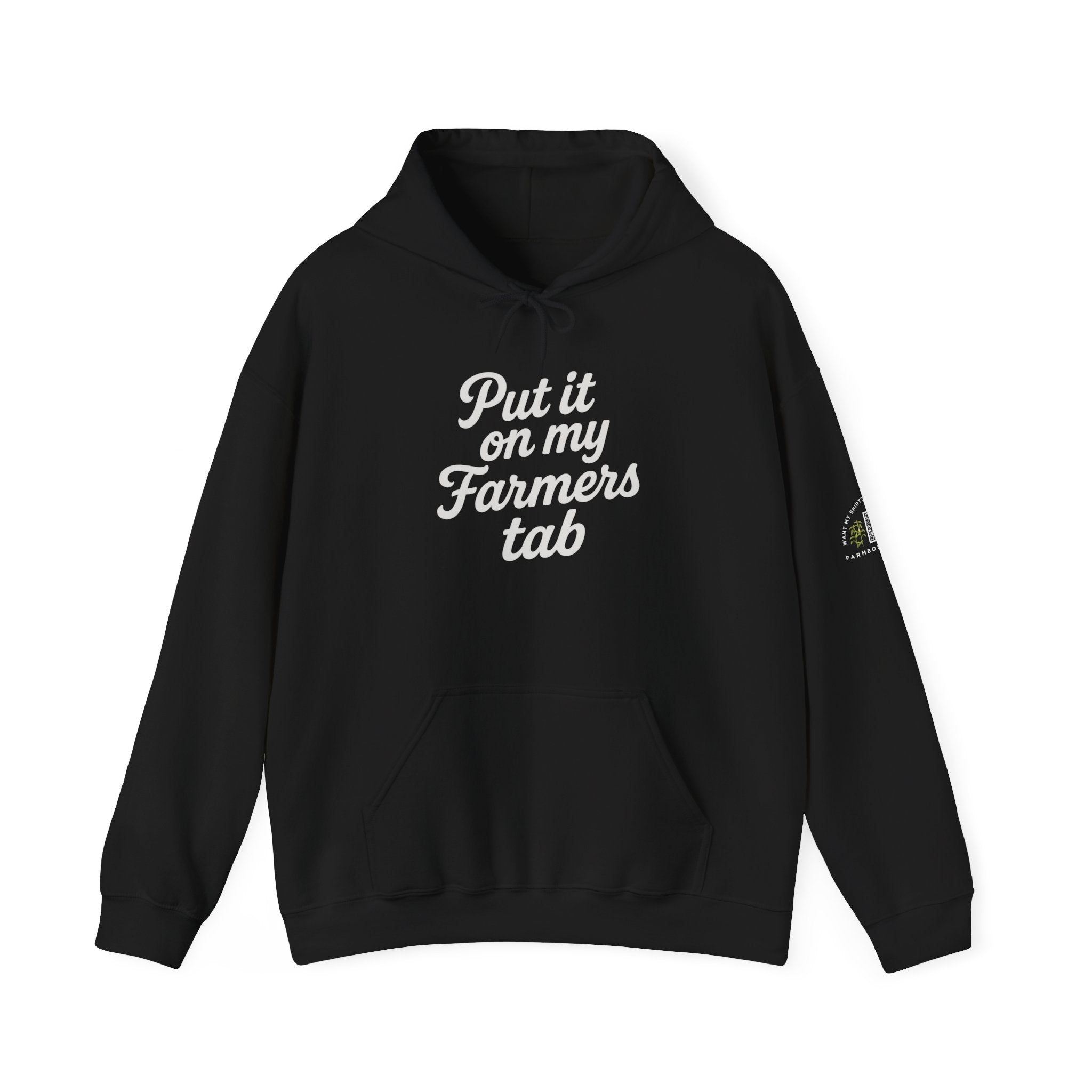 Put it on my Farmers Tab Farmwife Hoodie, Farmers Tab Sweatshirt, Farm Life Jumper, Country Wife Pullover, Agriculture Gift Idea