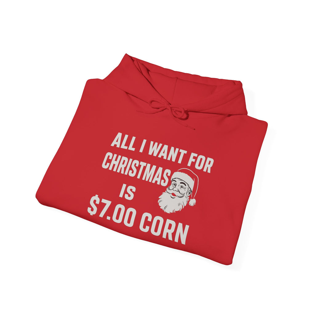 Christmas Farmer 7 dollar corn Hoodie Agriculture Gift Idea