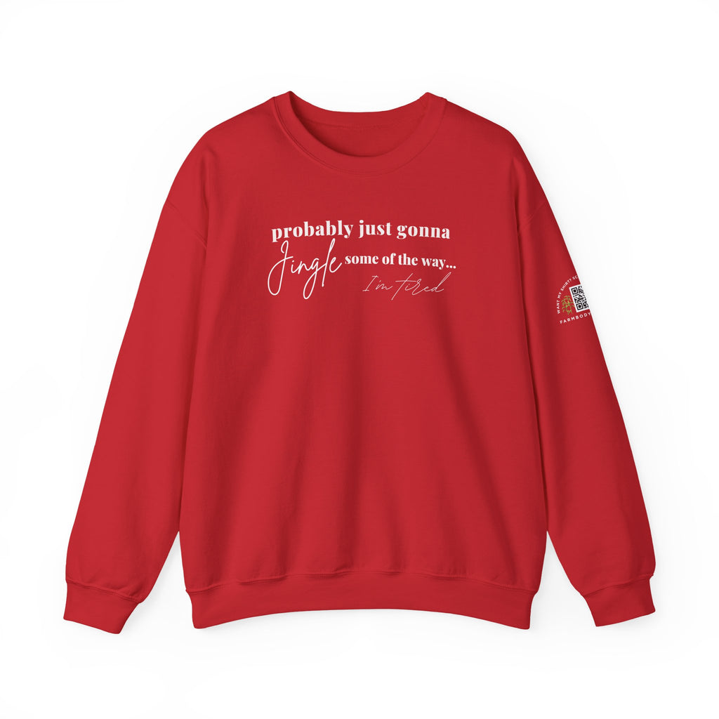 Jingle some of the way Christmas shirt Unisex Heavy Blend™ Crewneck Sweatshirt