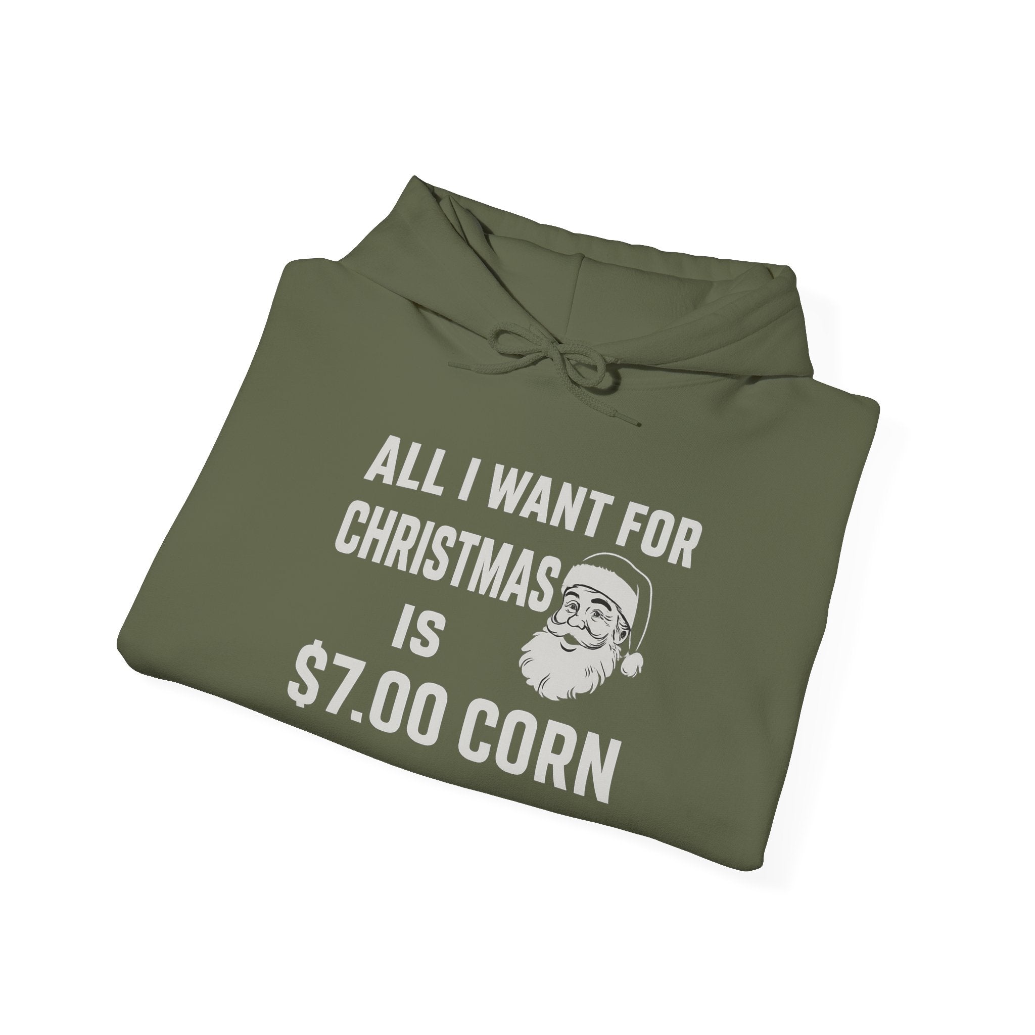 Christmas Farmer 7 dollar corn Hoodie Agriculture Gift Idea