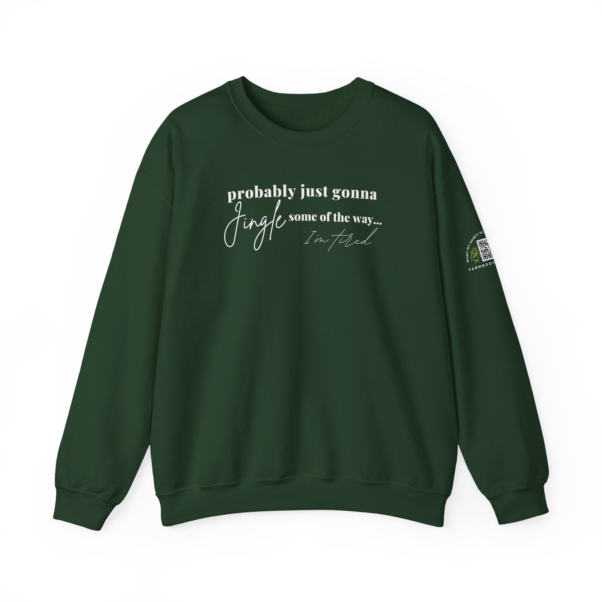 Jingle some of the way Christmas shirt Unisex Heavy Blend™ Crewneck Sweatshirt