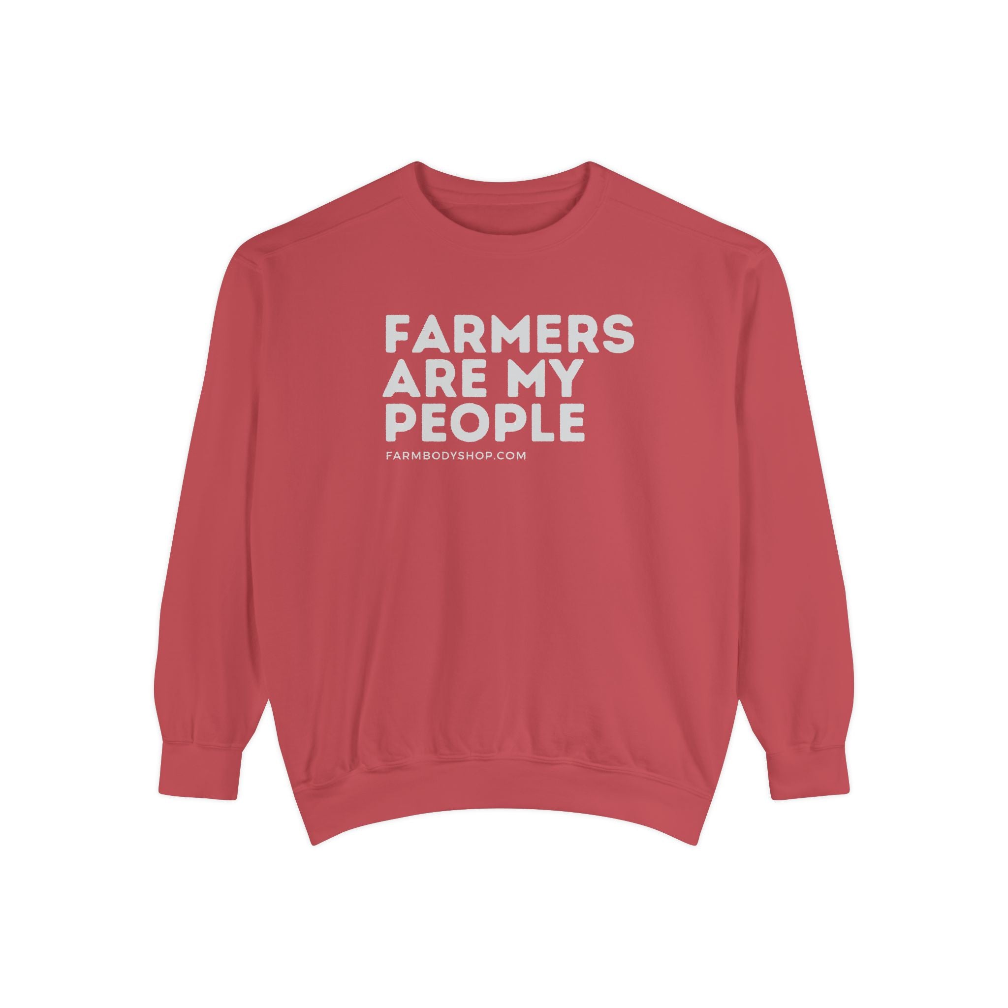 Farmers are my people Unisex Garment-Dyed Sweatshirt