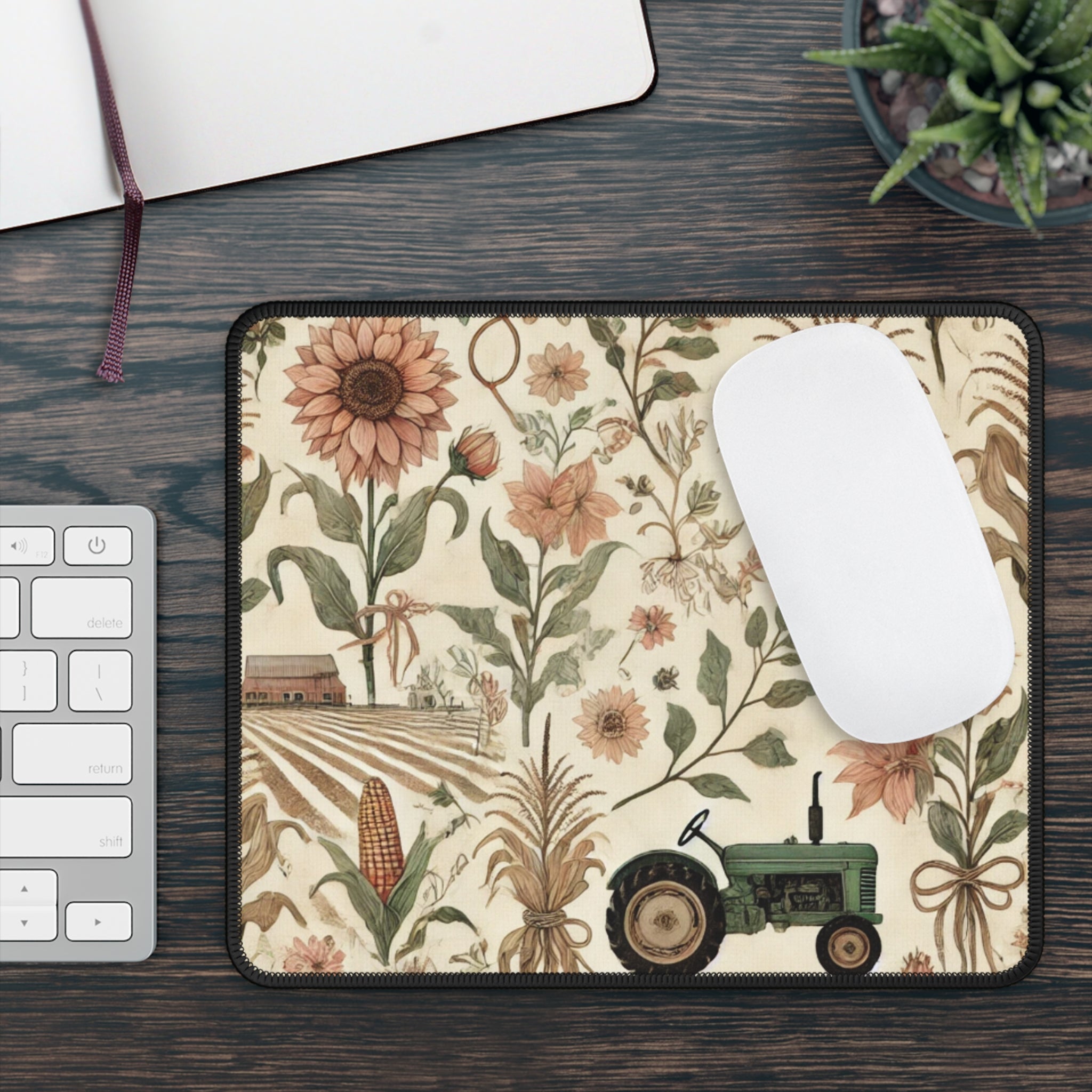 Farm boho farmwife Mouse Pad