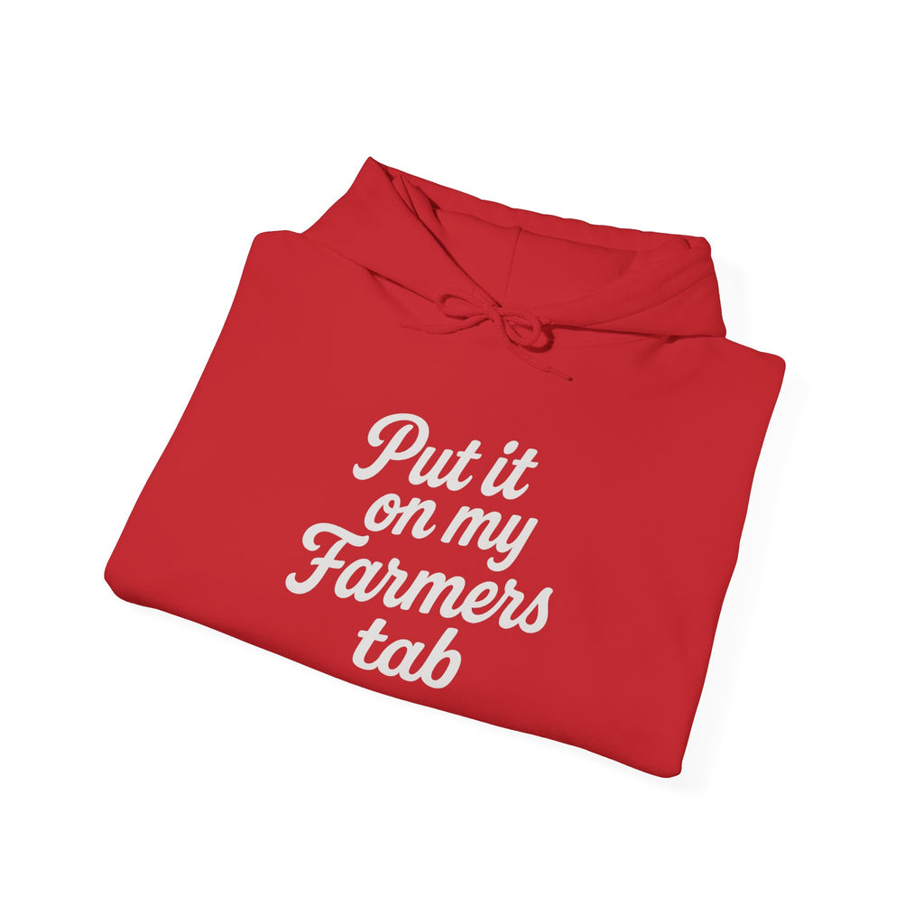 Put it on my Farmers Tab Farmwife Hoodie, Farmers Tab Sweatshirt, Farm Life Jumper, Country Wife Pullover, Agriculture Gift Idea