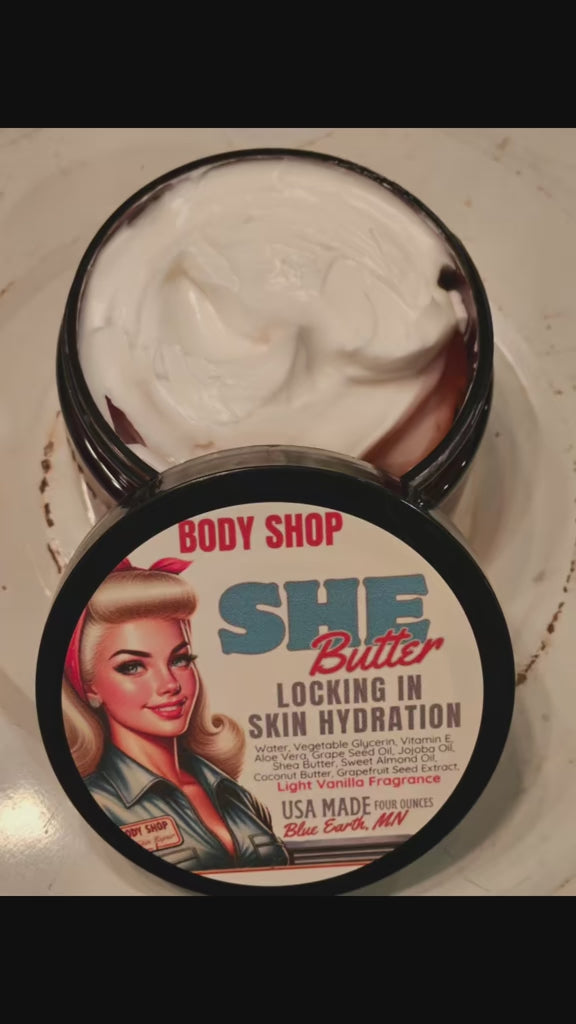 SHE BUTTER Whipped body butter lotion #BODYSHOP great gift for mothers day
